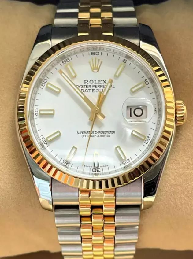 ĐỒNG HỒ NAM ROLEX OYSTER PERPETUAL 116233 DATEJUST 36MM DEMI