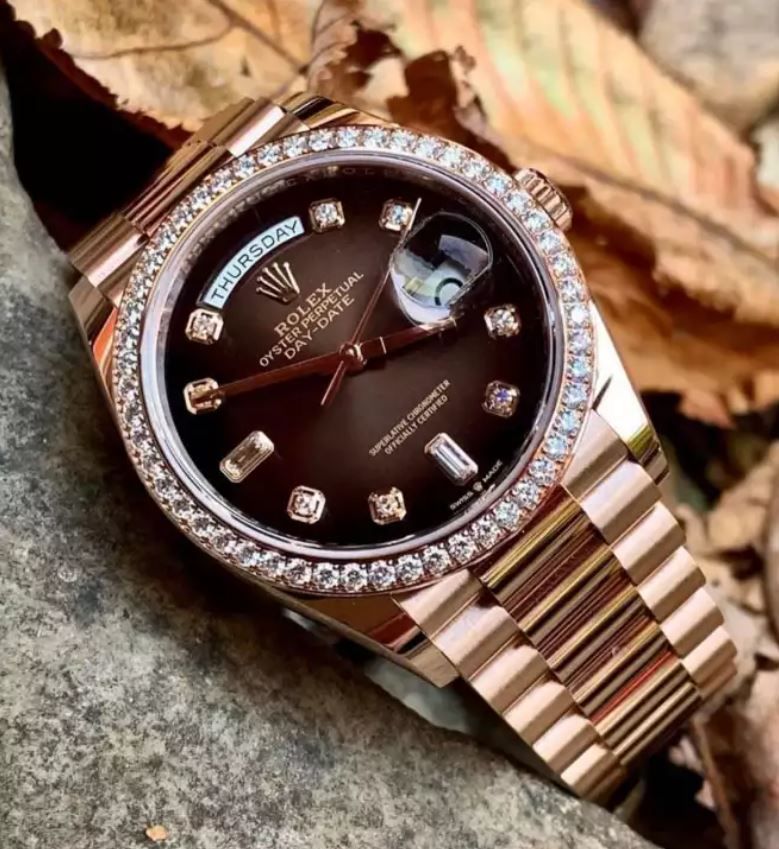 Đồng Hồ Nam ROLEX D Day-Date Automatic 128345RBR Size 36mm
