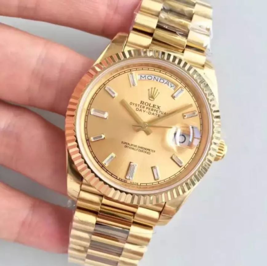 Đồng Hồ Nam Rolex1102 Day-Date 40 Champagne Yellow Gold Automatic