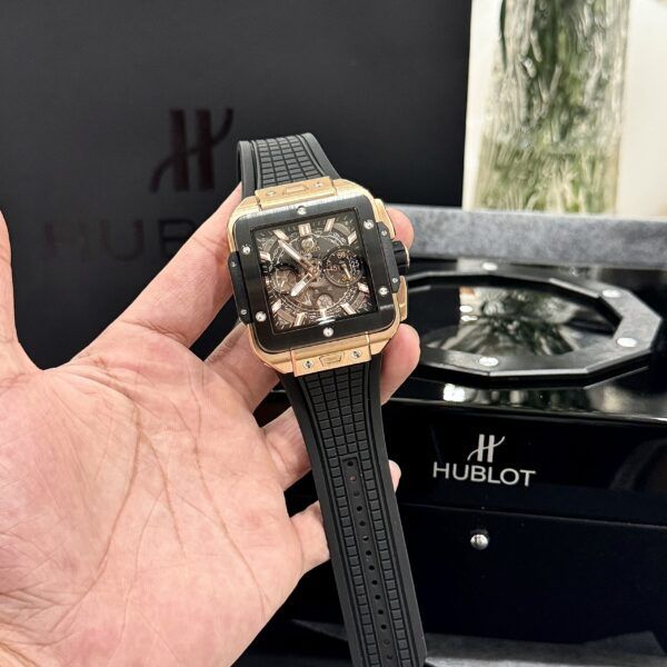 Đồng hồ Hublot Square Bang Unico King Gold Ceramic nhà máy BBF 42mm - patek seiko omega rado hublot orient rolex patek philippe longine