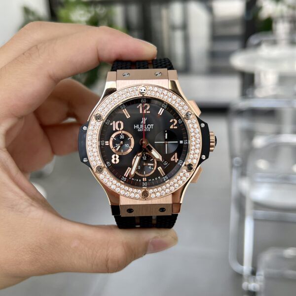 Đồng hồ Hublot nam Big Bang King Gold màu đen 44mm - patek seiko omega rado hublot orient rolex patek philippe longine