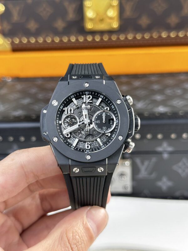 Đồng Hồ Hublot Nam Big Bang Unico Black Ceramic BBF 42mm - patek seiko omega rado hublot orient rolex patek philippe longine