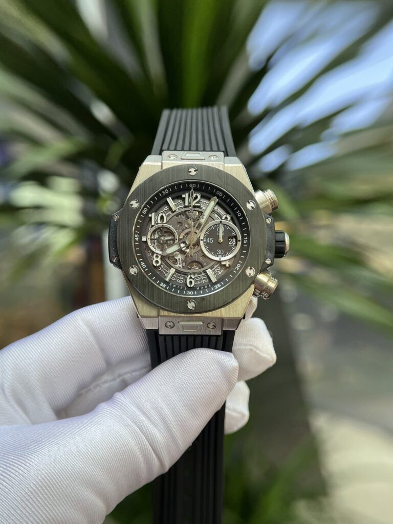 Đồng hồ Hublot chế tác Big Bang Unico nam Titanimum màu đen BBF 42mm - patek seiko omega rado hublot orient rolex patek philippe longine