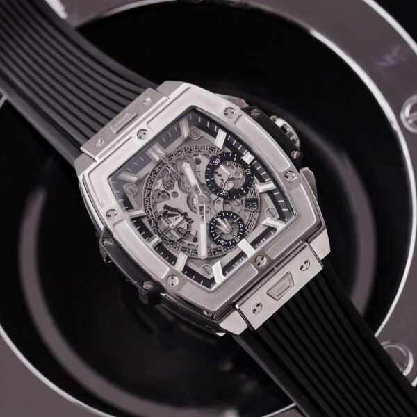 Đồng hồ Hublot nam Spirit of Big Bang Titanium màu đen 42mm - patek seiko omega rado hublot orient rolex patek philippe longine