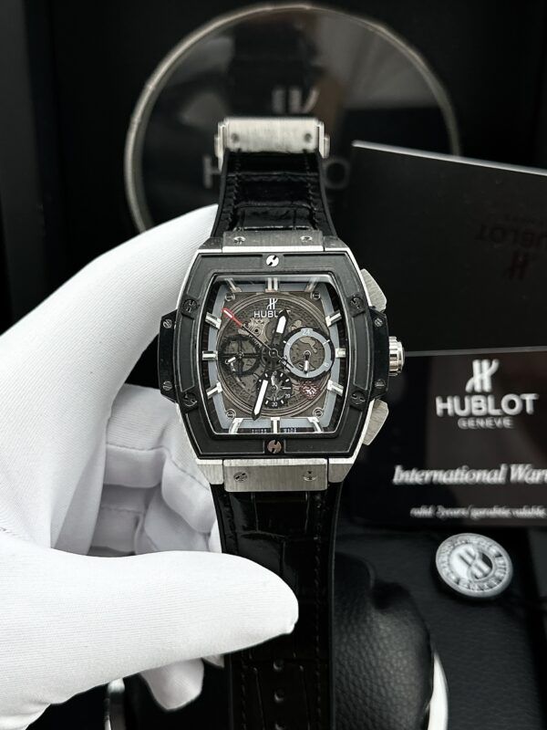 Đồng hồ nam Hublot Senna Champion 88 màu đen giá rẻ 43x45mm - patek seiko omega rado hublot orient rolex patek philippe longine sk