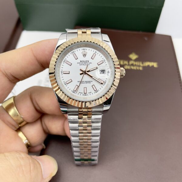 Đồng hồ Rolex DateJust nam giá rẻ dây kim loại 41mm - patek seiko omega rado sk hublot orient rolex patek philippe longine