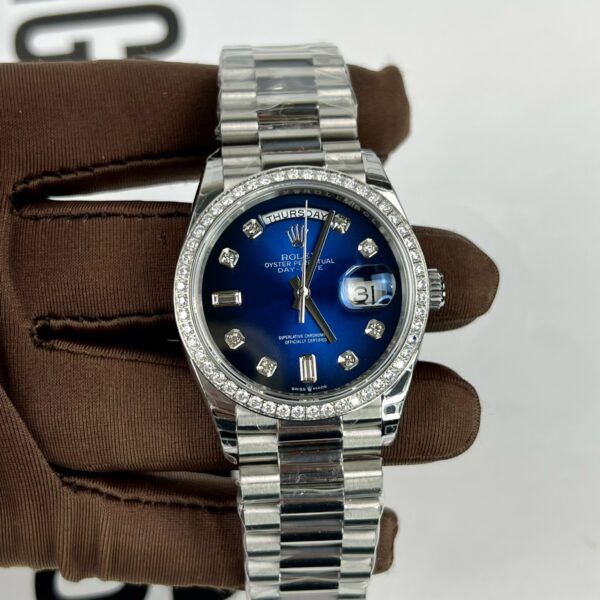 Đồng hồ Rolex Day-Date Dial Blue EW Factory 36mm - patek seiko omega rado sk hublot orient rolex patek philippe longine