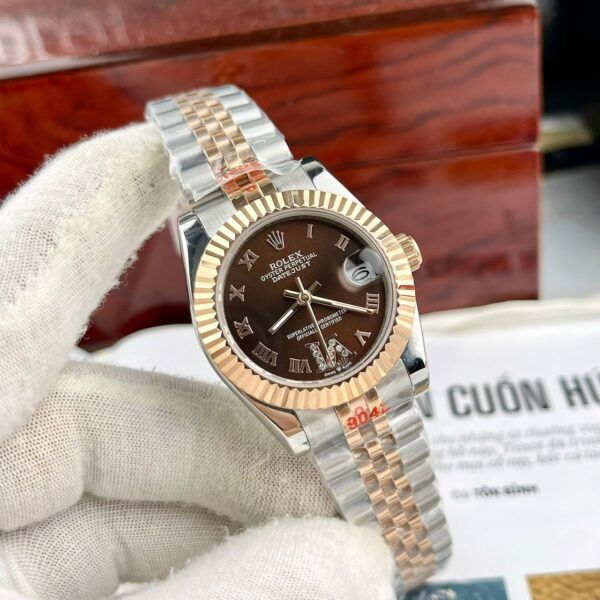 Đồng hồ Rolex Datejust nữ mặt Chocolate giá rẻ 31mm - patek seiko omega rado sk hublot orient rolex patek philippe longine