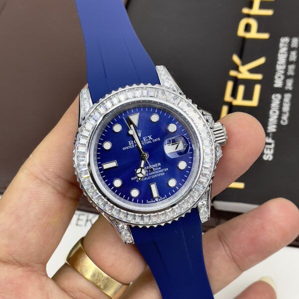 Đồng hồ Rolex Submariner nam dây cao su 40mm - patek seiko omega rado sk hublot orient rolex patek philippe longine