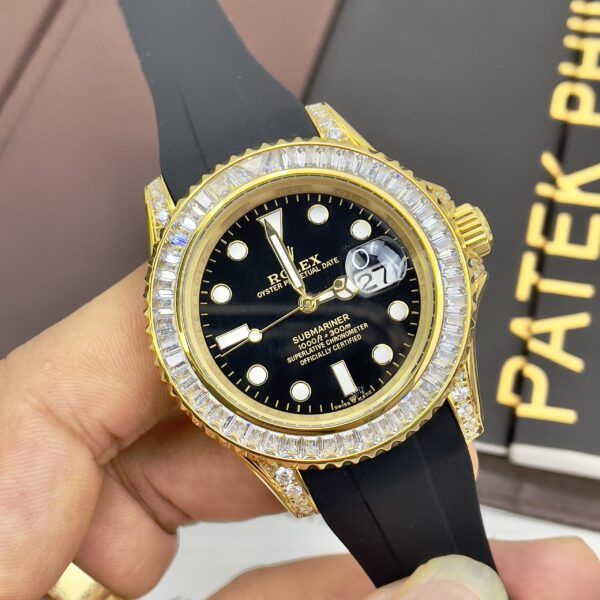 Đồng hồ Rolex Submariner nam vàng gold cao cấp 40mm - patek seiko omega rado sk hublot orient rolex patek philippe longine